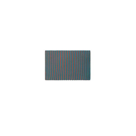 Women Plaited-Rib Bandeau - Summer Teal / Cinnamon Spice