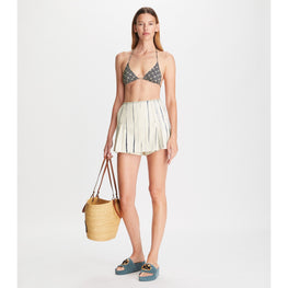 Women Wavelength Denim Skort - Multi