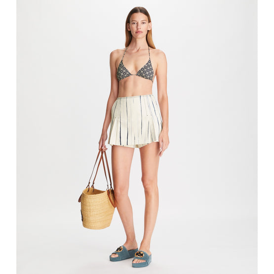 Women Wavelength Denim Skort - Multi