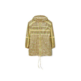 Women Ditsy Floral Poplin Anorak - Ivory