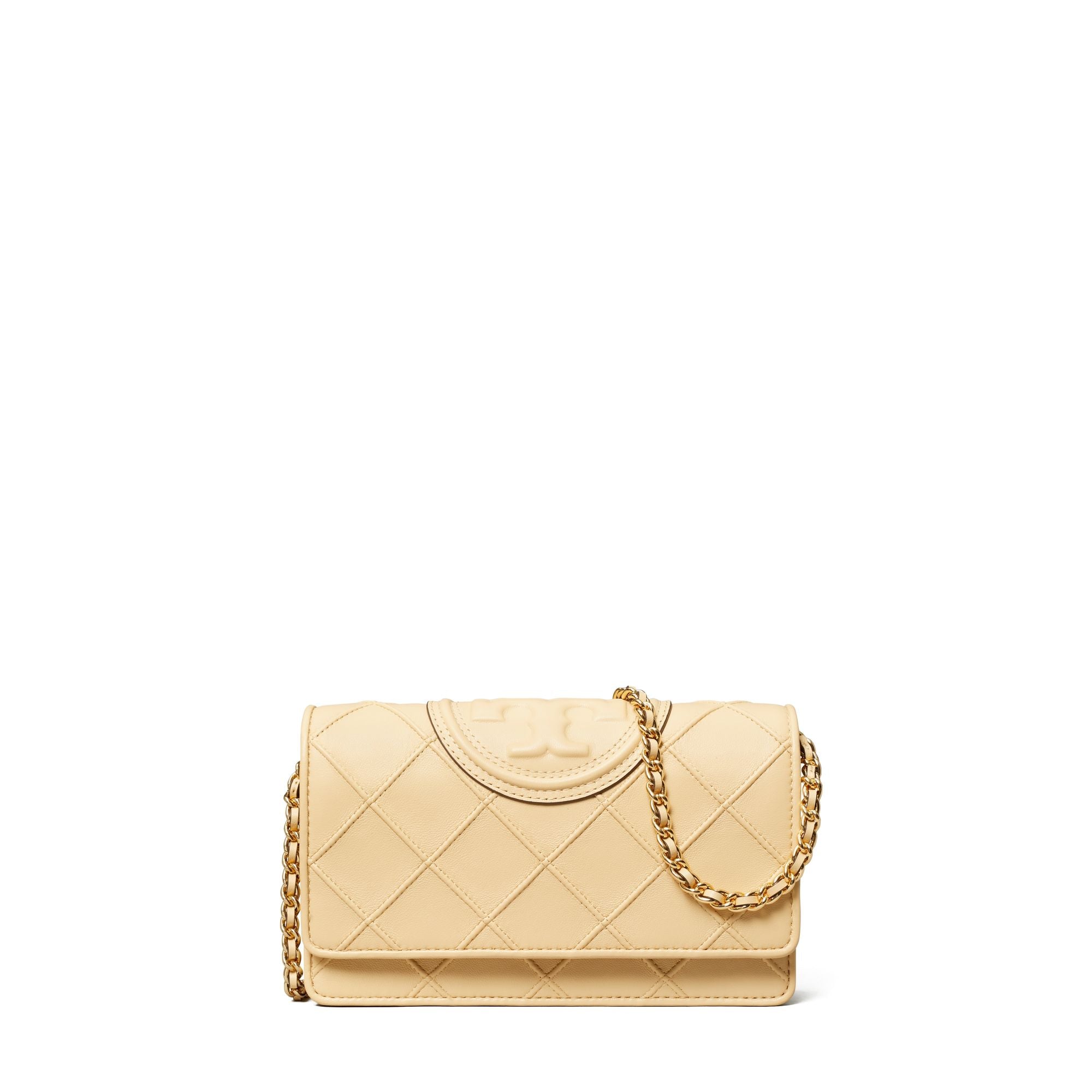 Women Fleming Chain Wallet - Vanilla Soft Serve