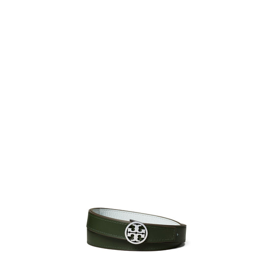 Women 1" Miller Reversible Belt - Summit / Basil / Silver