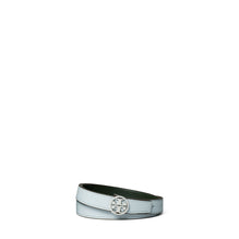 Women 1" Miller Reversible Belt - Summit / Basil / Silver
