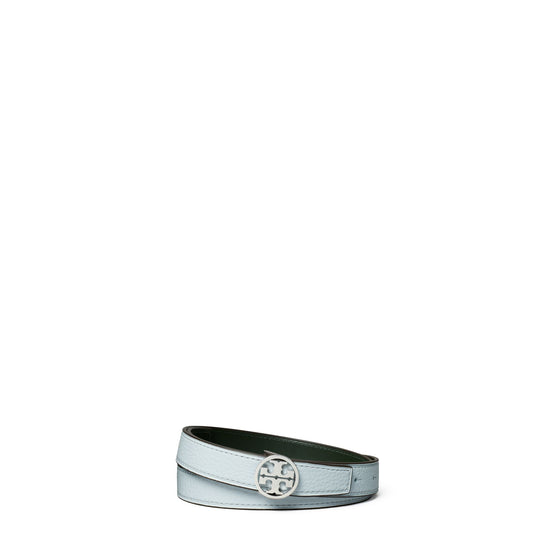 Women 1" Miller Reversible Belt - Summit / Basil / Silver