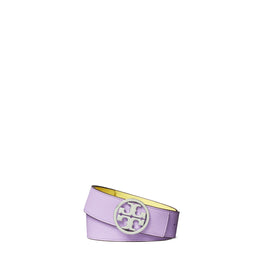 Women 1.5" Miller Reversible Belt - Lavender / Vintage Lemon / Silver