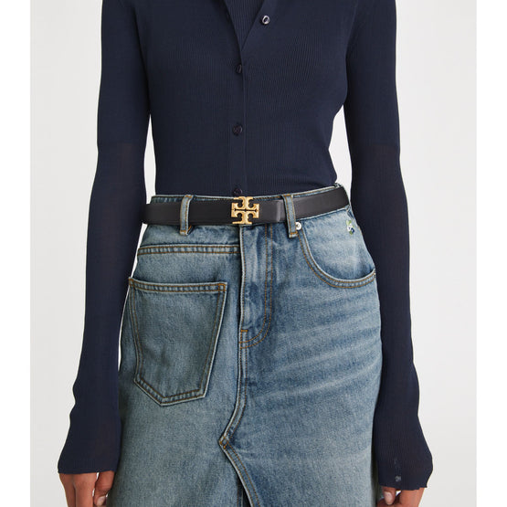 Women 1" Eleanor Belt - Black / Gold