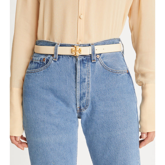 Women 1" Eleanor Belt - New Cream / Gold