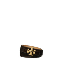 Women 1.25” Eleanor Embossed Belt - Dark Mahogany