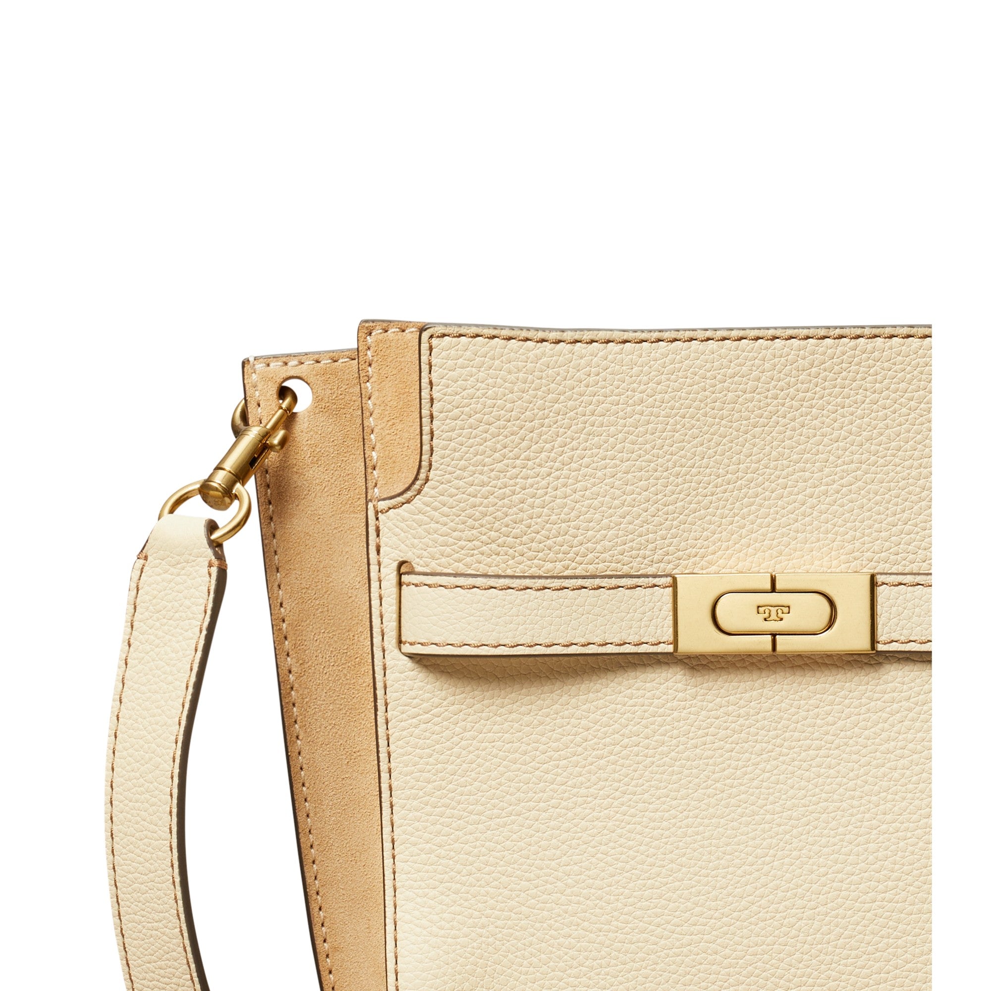 Women Lee Radziwill Pebbled Bucket Bag - New Moon