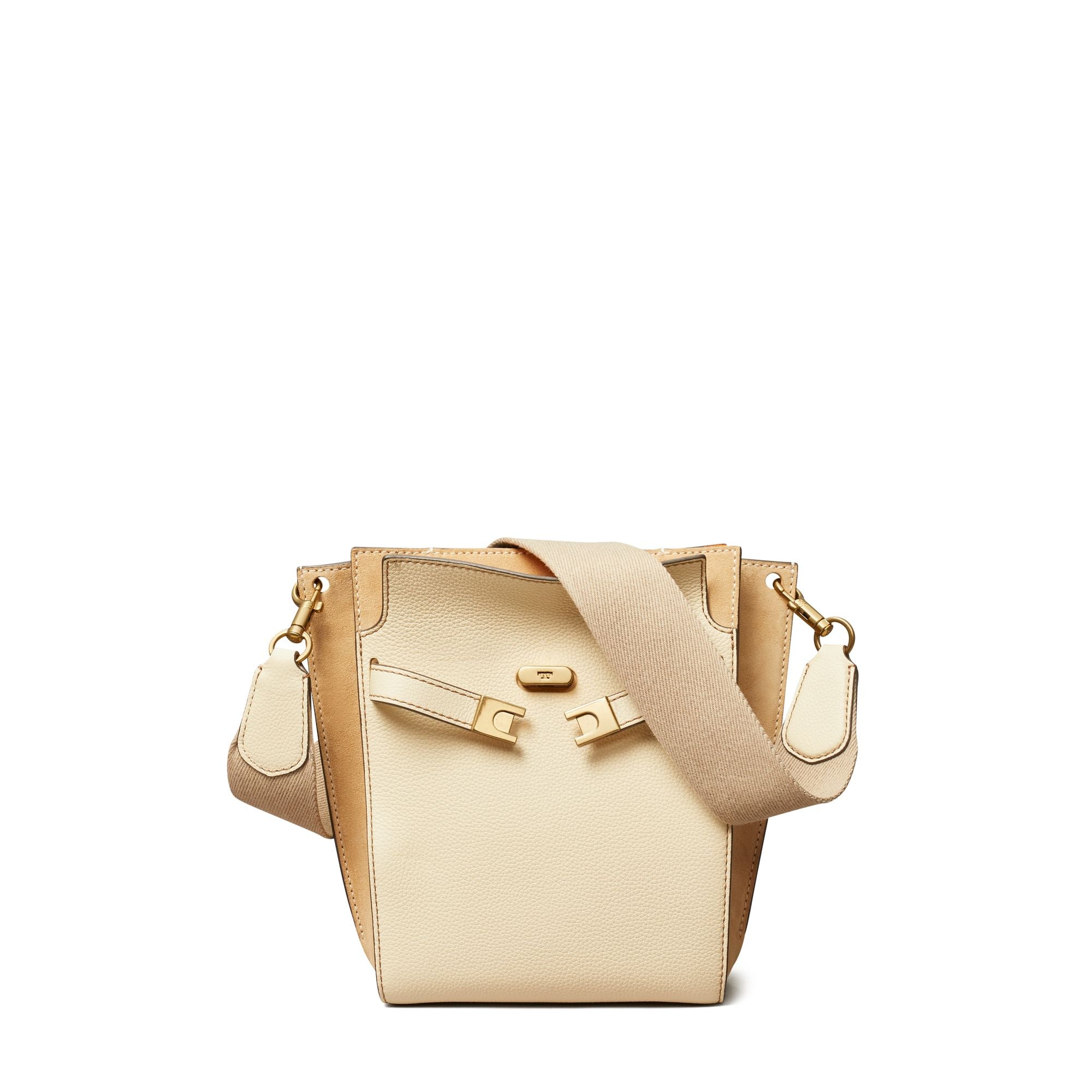 Women Lee Radziwill Pebbled Bucket Bag - New Moon