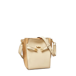 Women Lee Radziwill Pebbled Bucket Bag - New Moon