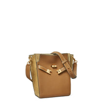 Women Lee Radziwill Pebbled Bucket Bag - Tiger'S Eye
