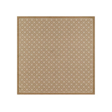 Women T Monogram Double-Sided Silk Square - Natural Khaki