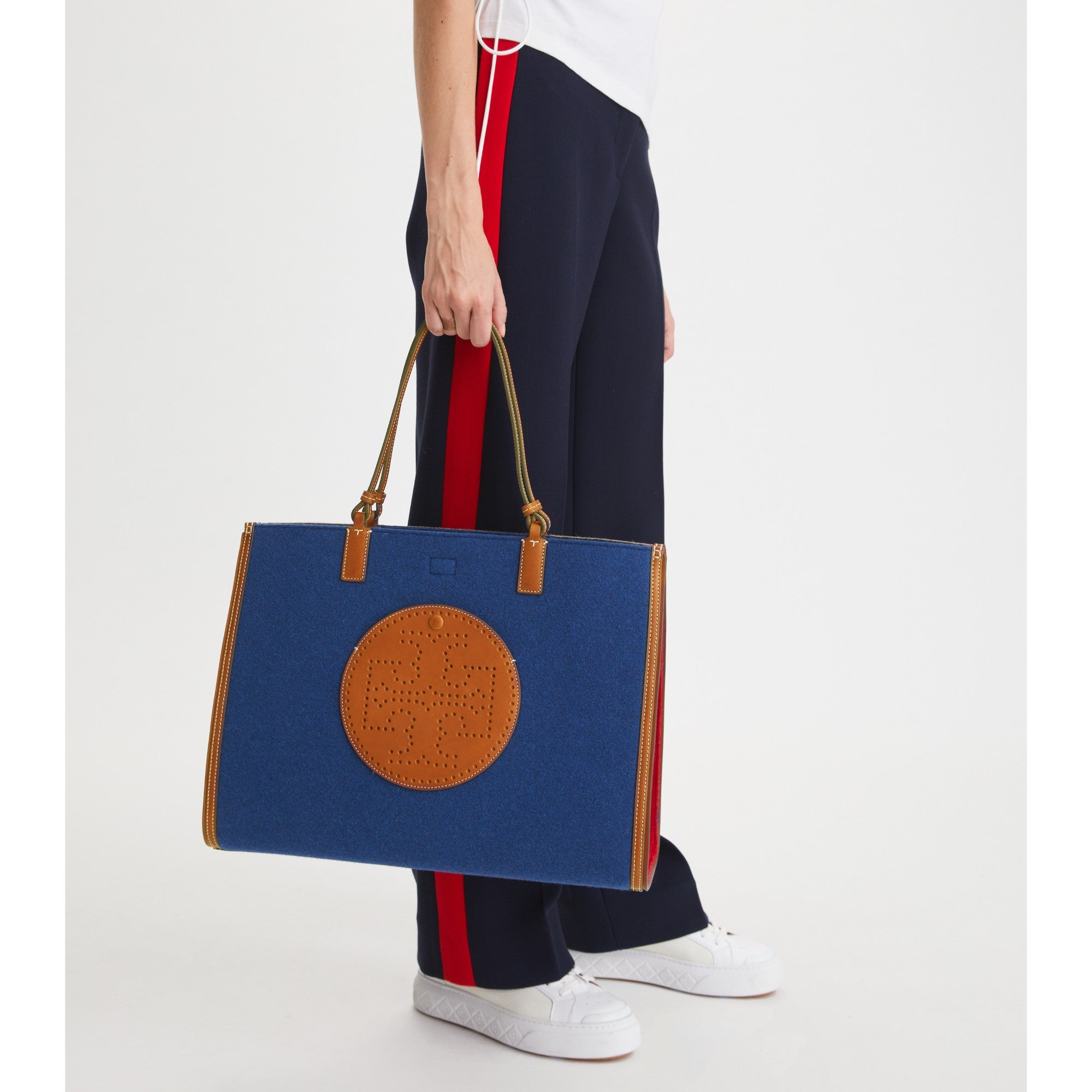 Women Ella Felt Tote - Bright Indigo