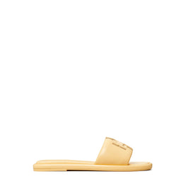 Women Double T Sport Slide - Peach Puff