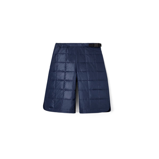 Women Long Quilted Short - Tory Navy