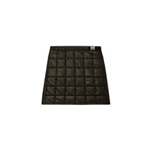 Women Quilted Mini Skirt - Black / Black