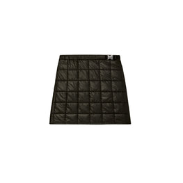Women Quilted Mini Skirt - Black / Black