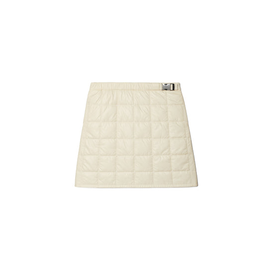 Women Quilted Mini Skirt - New Ivory / New Ivory