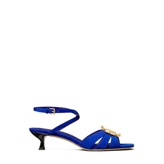 Women Brutalist Heel Sandal 45Mm - Cobalt
