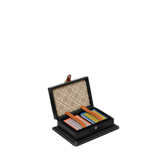 Women Playing Card Box - Black