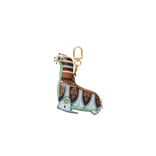 Women Seal Printed Key Fob - New Ivory / Peppermint Patty / Coconut