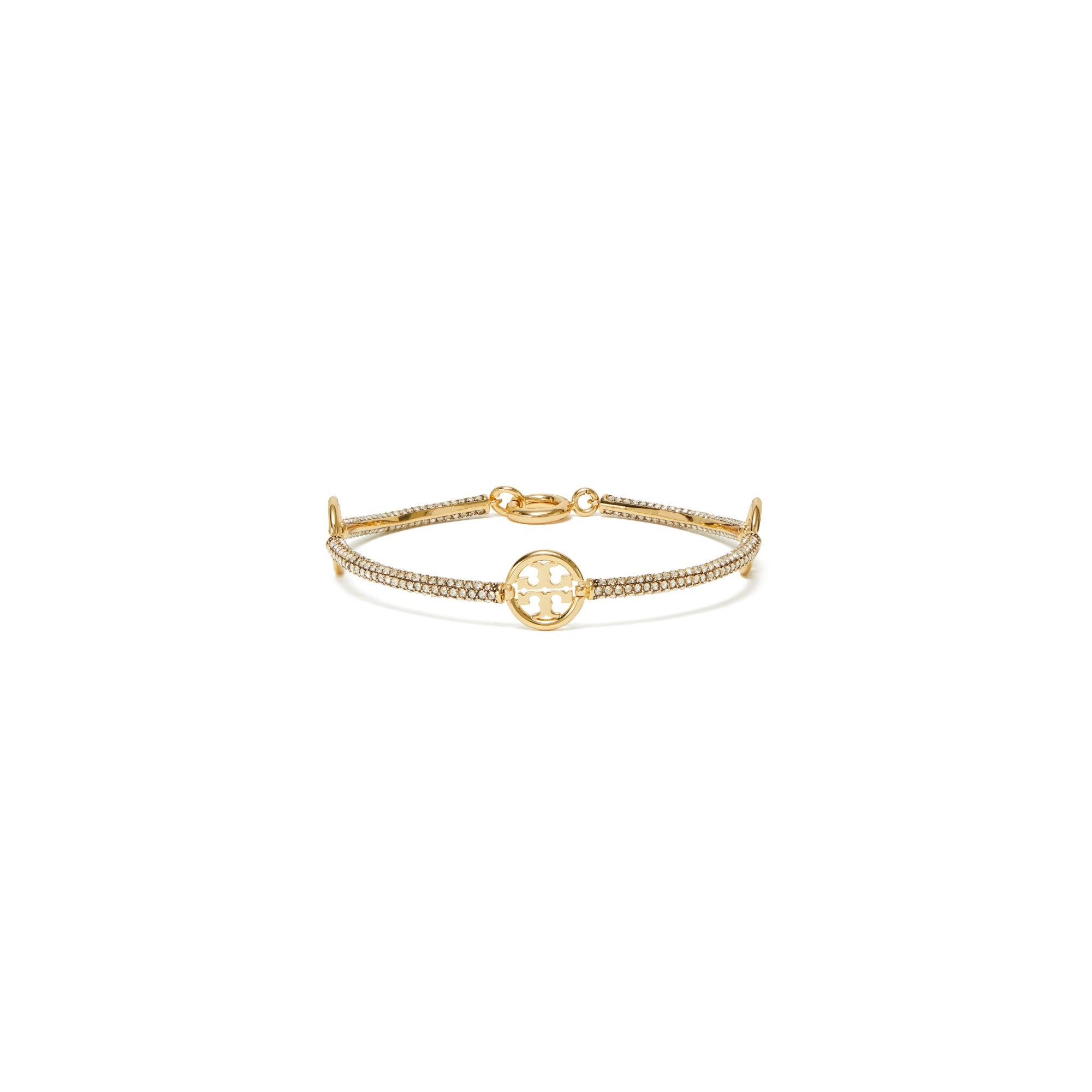 Women Miller Pave Bracelet - Tory Gold / Crystal