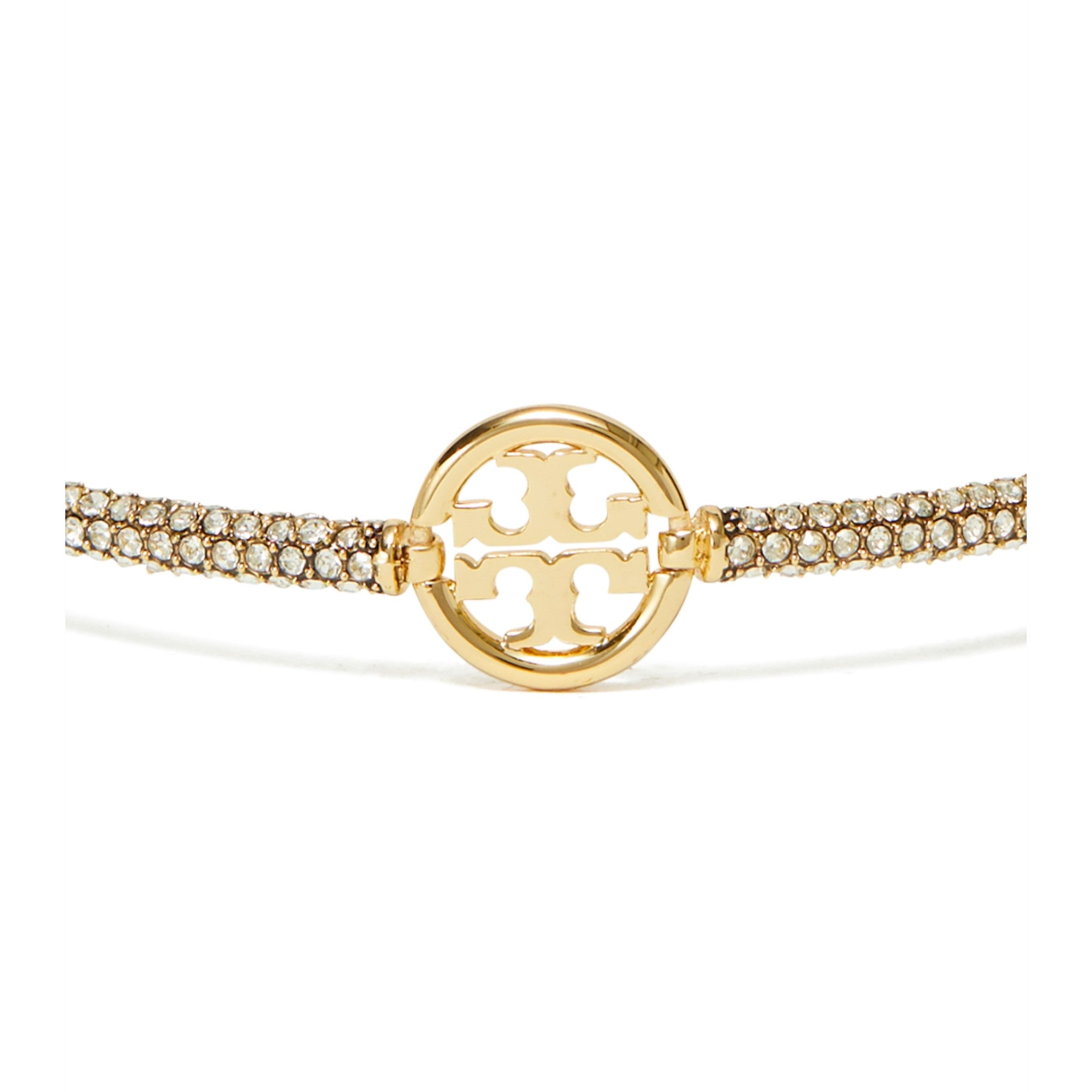 Women Miller Pave Bracelet - Tory Gold / Crystal