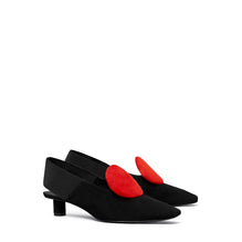 Women 30Mm Slingback Shoe - Perfect Black / Triple Red