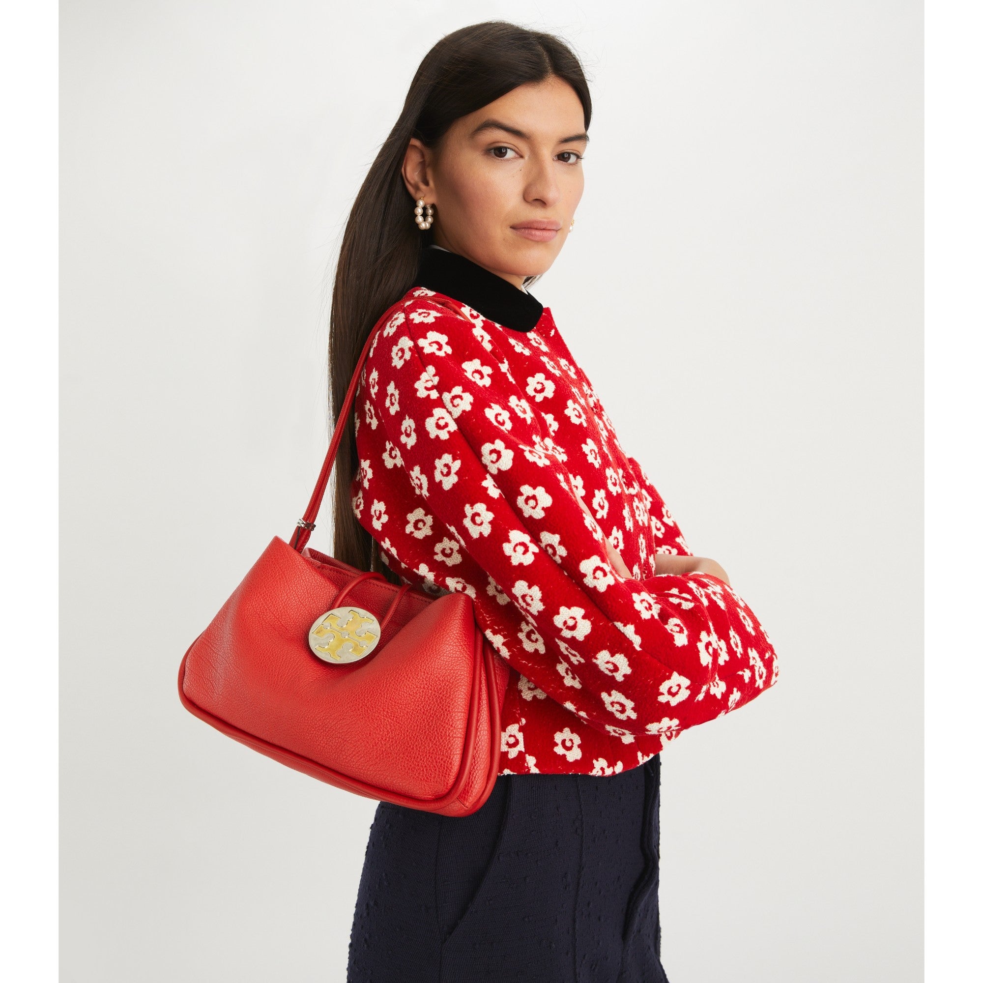 Women Violet Shoulder Bag - Liberty Red