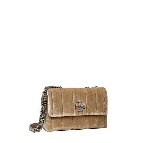 Women Kira Velvet Small Convertible Shoulder Bag - Classic Taupe