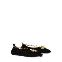 Women Brutalist Ankle Chain Ballet - Perfect Black