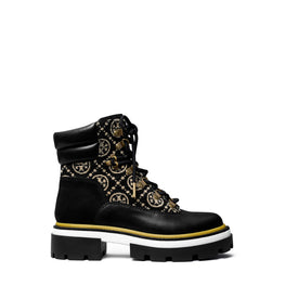 Women T Monogram Miller Lug Hiker - Black + New Cream / Perfect Black / Perf