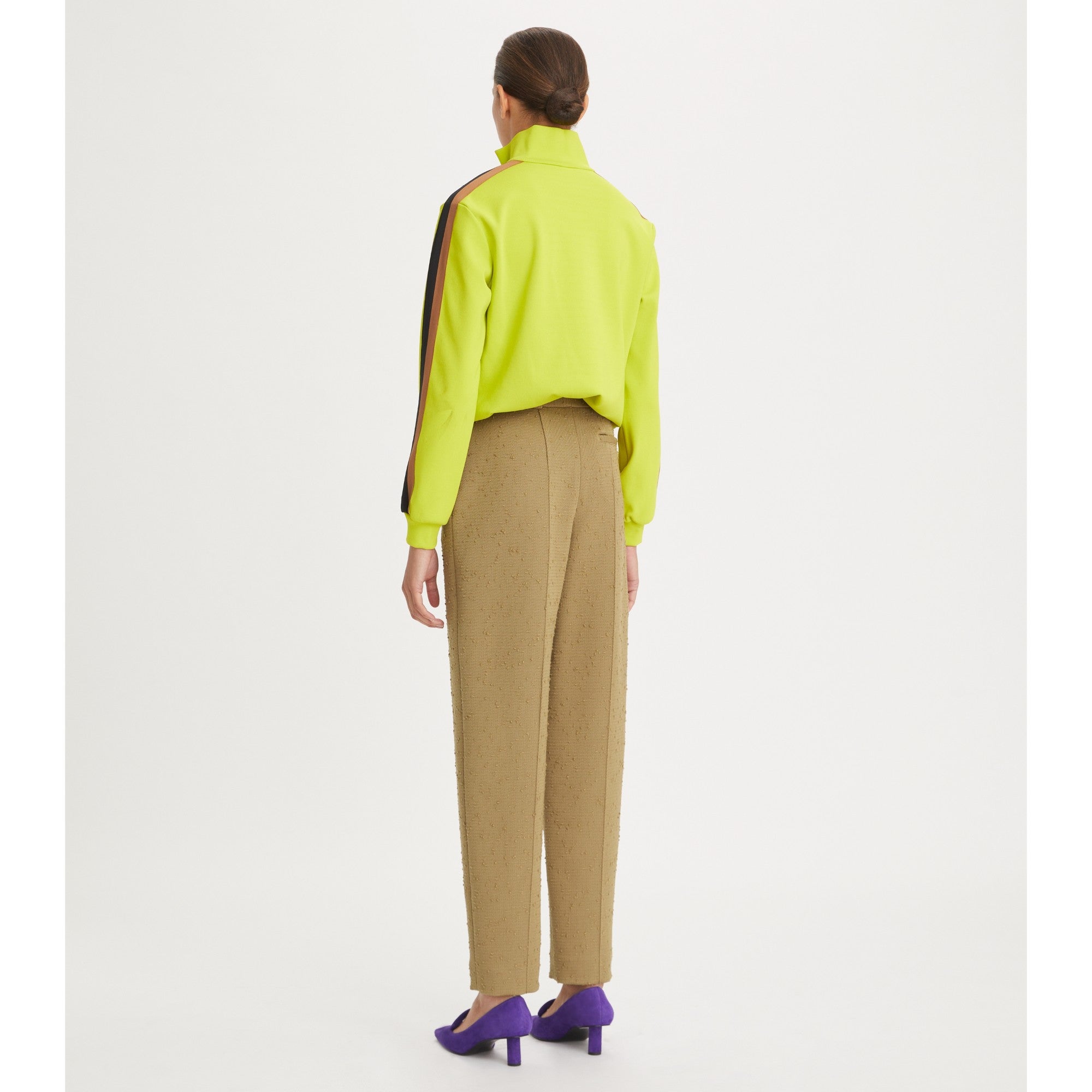 Women Wool Pant - Ash Green