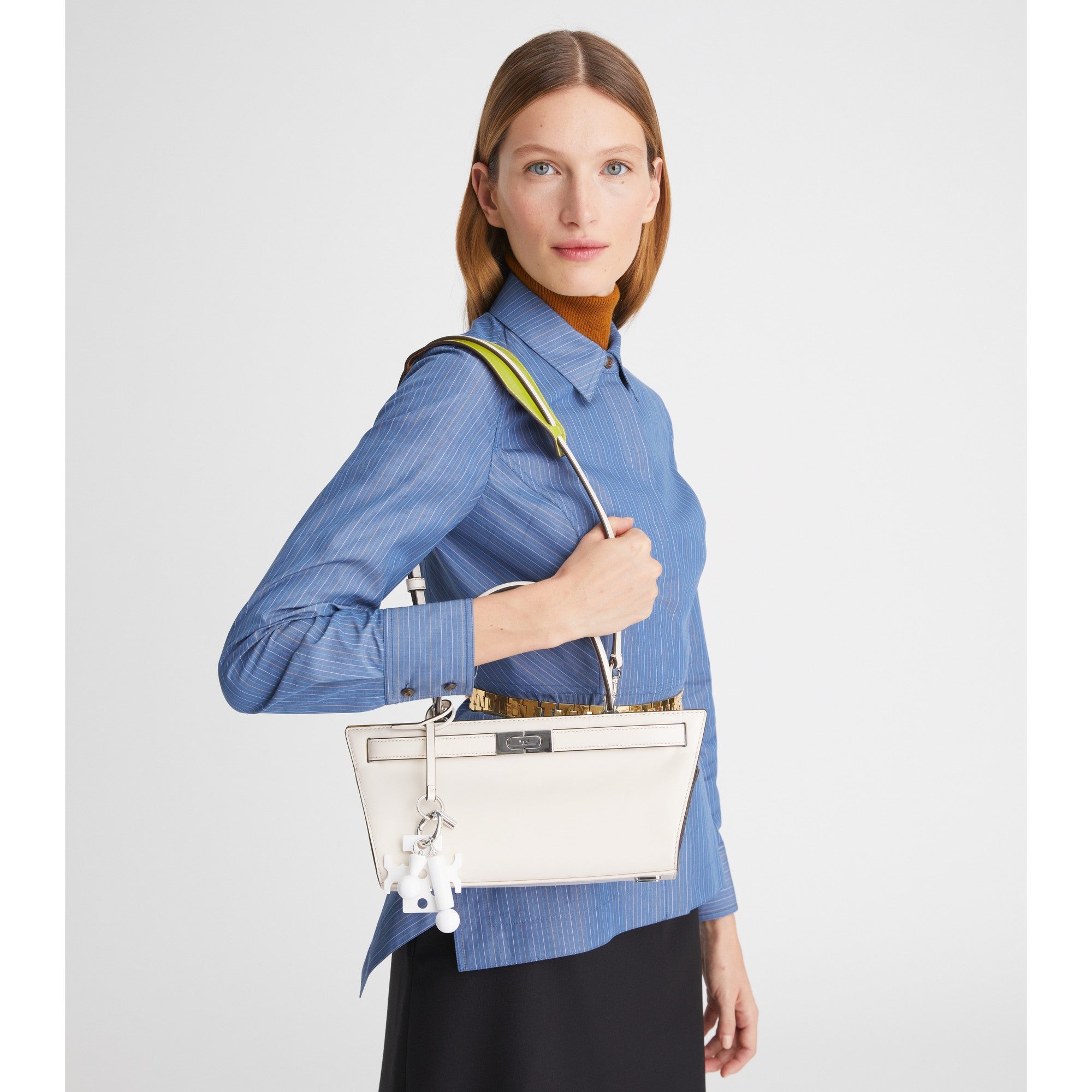 Women Lee Radziwill Cat Eye Bag - Light Cream