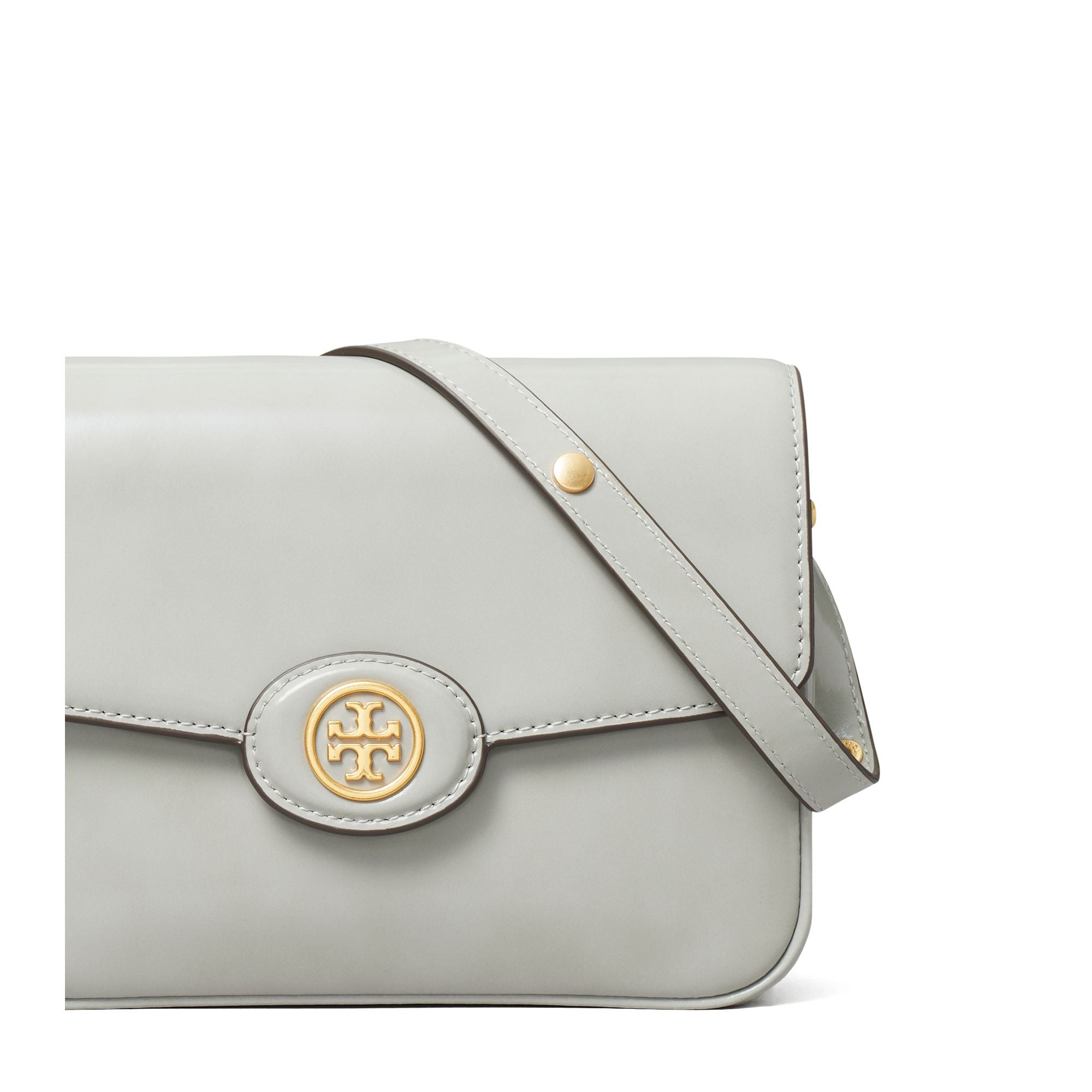 Women Robinson Spazzolato Convertible Shoulder Bag - Light Granite