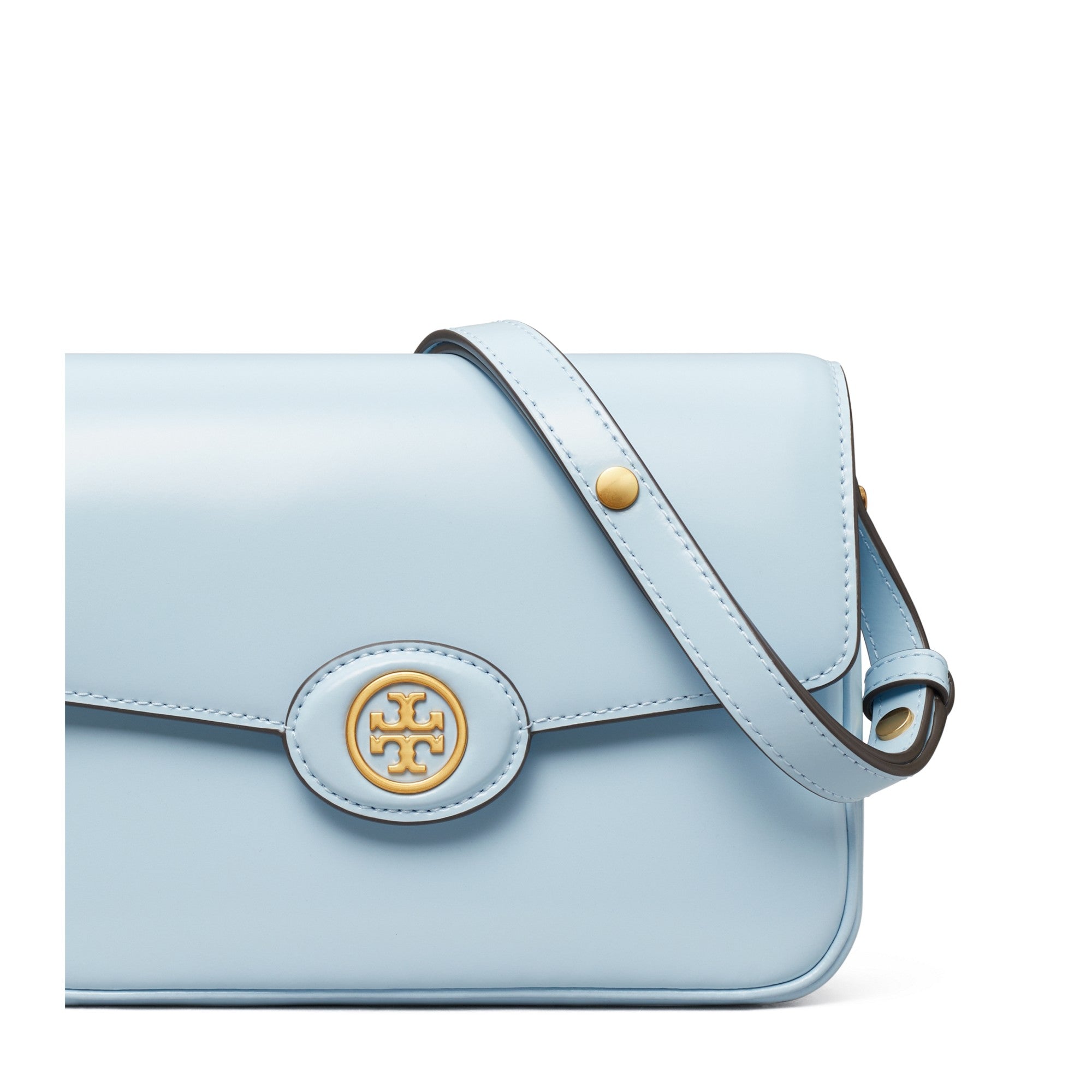 Women Robinson Spazzolato Convertible Shoulder Bag - Pale Blue