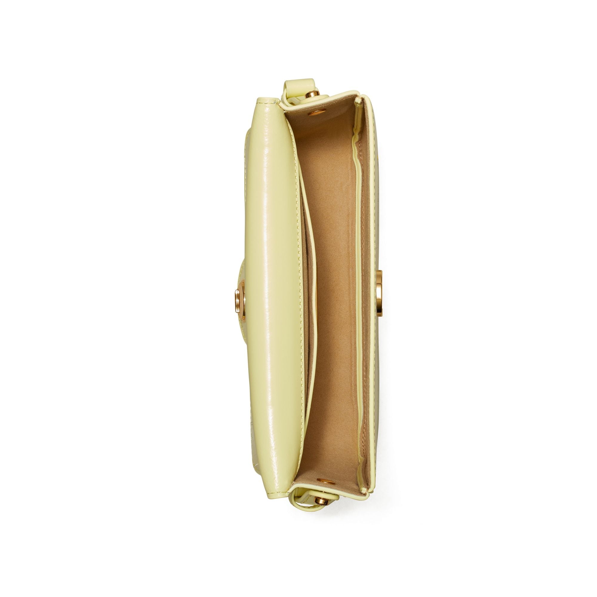 Women Robinson Spazzolato Convertible Shoulder Bag - Lemon