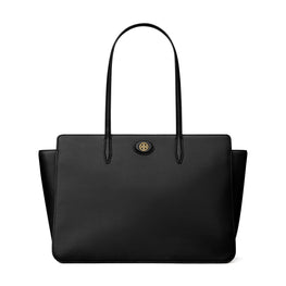 Women Robinson Pebbled Tote - Black
