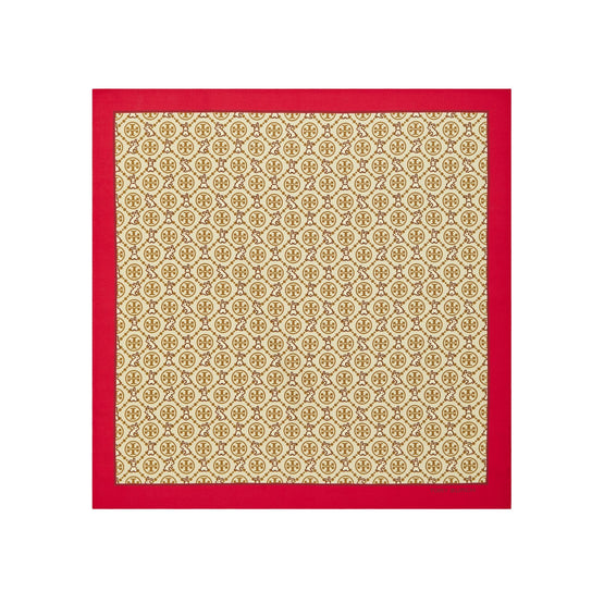 Women T Monogram Reva The Rabbit Neckerchief - Rambutan