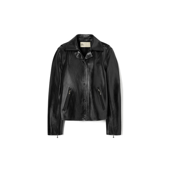 Women Leather Jacket - Black