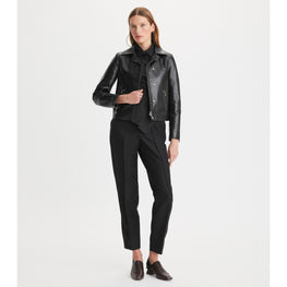 Women Leather Jacket - Black