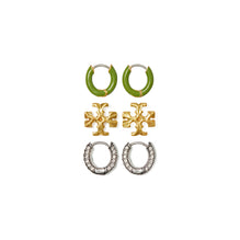 Women Roxanne Earring Gift Set - Rolled Tory Gold/Antique Pewter