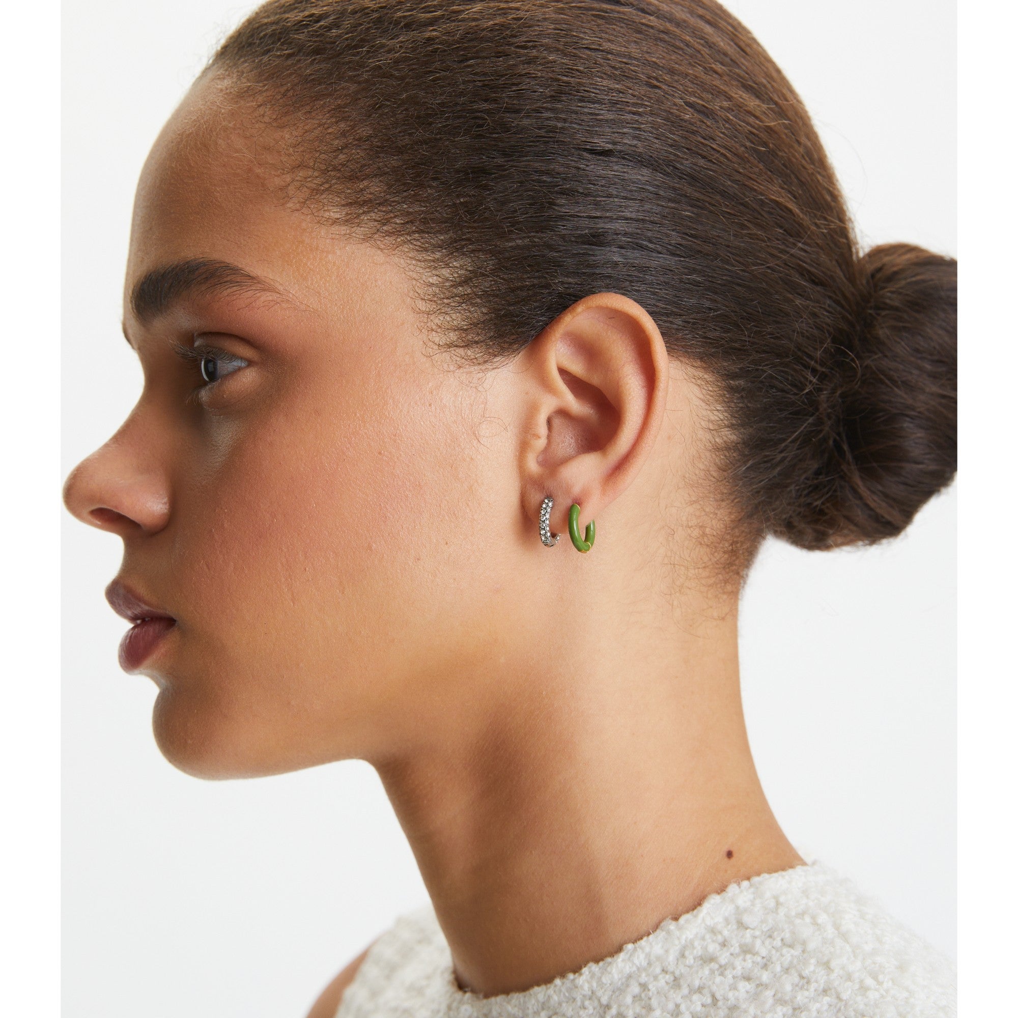 Women Roxanne Earring Gift Set - Rolled Tory Gold/Antique Pewter