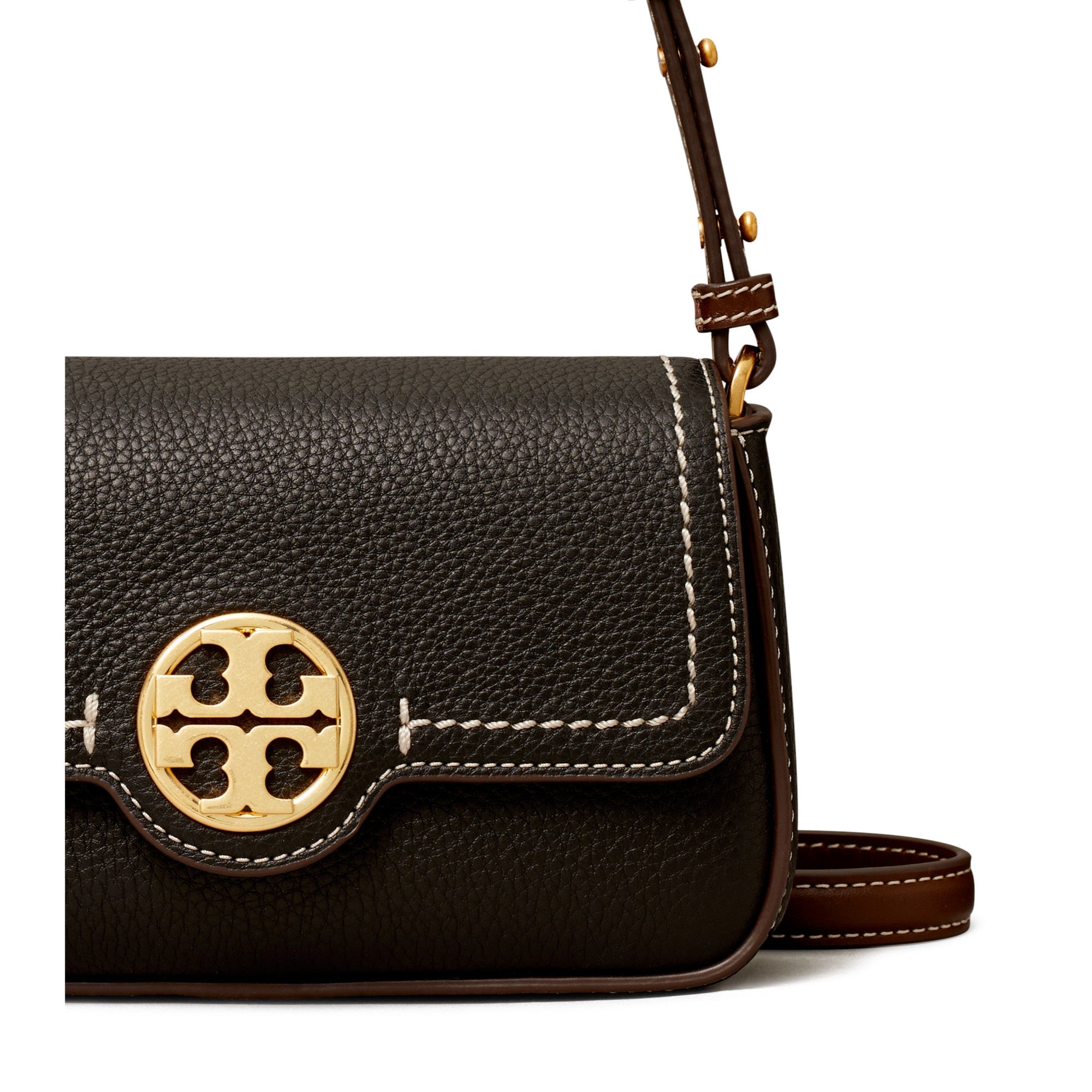 Women Felix Mini Flap Shoulder Bag - Black