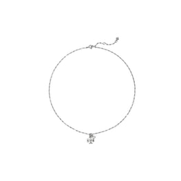 Women Thin Roxanne Pendant Necklace - Tory Silver / Cream