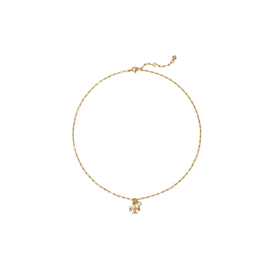 Women Thin Roxanne Pendant Necklace - Tory Gold / Cream