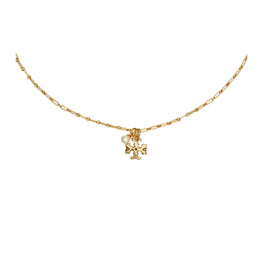 Women Thin Roxanne Pendant Necklace - Tory Gold / Cream