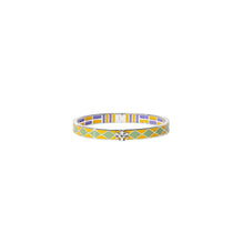 Women Kira Enamel 7Mm Bracelet - Tory Silver / Freesia / Foliage