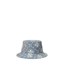 Women Short Brim T Monogram Bucket Hat - Blue
